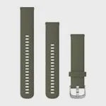 Garmin Quick Release Bands (20 mm) 010-12924-11  Moss with Silver Hardware