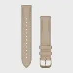 Garmin Quick Release Bands (18 mm) 010-12932-60 Light Sand Leather with Cream Gold