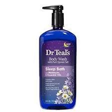 Dr Teals Body Wash Pure Epsom Salt, Sleep Blend With Melatonin 710ml