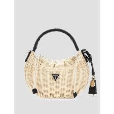 GUESS SVEINEY MINI HOBO BLACK