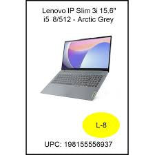 Lenova IdeaPad Slim 3 15IRU8, (82X700EDUS) - Artic Grey
