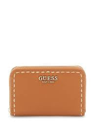 Guess Nastra Medium Zip-Around Wallet BG9637140 Caramel