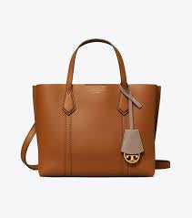 Tory Burch Small Perry Triple Compartment Tote Bag - Light Umber