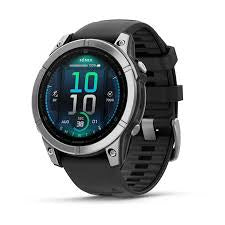 Garmin Fenix E - Stainless Steel with Black Band, (010-03025-00)
