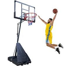SUGIFT 54in Portable Basketball Hoop with Polycarbonate Backboard