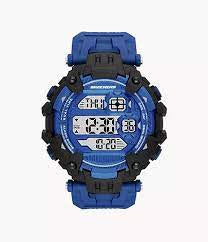 Skechers Pincay Men's Blue & Black Negative Display Digital Chronograph Watch - SR1144
