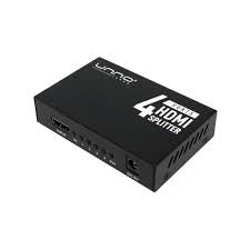 Unno Tekno 4 Ports HDMI Splitter 4K/3D HB1205BK