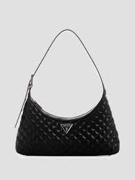 GUESS Eco Rianee Shoulder Bag Black