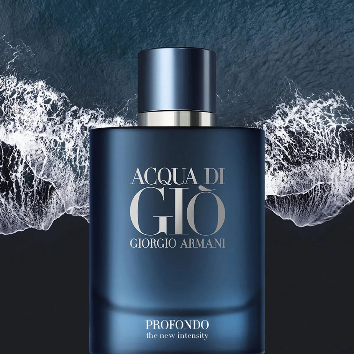 Giorgio Armani Acqua Di Gio Profondo Eau de Parfum 100ml for Men – Deep Marine Aromatic Woody Fragrance