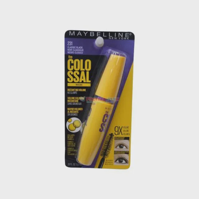 Maybelline Volum' Express Colossal Washable Mascara Makeup, Classic Black