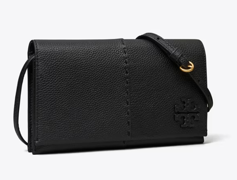 Tory Burch McGraw Wallet Crossbody-Black