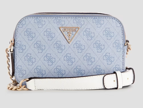 GUESS Noelle Quattro G Camera Crossbody-Blue