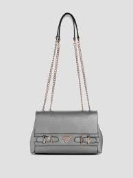 GUESS Eco Ali Convertible Crossbody Bag Pewter