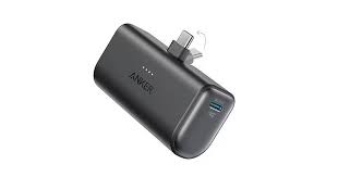 Anker Nano 5000mAh 22.5W Black Power Bank with Built-in USB-C Connector- A1653H11-1