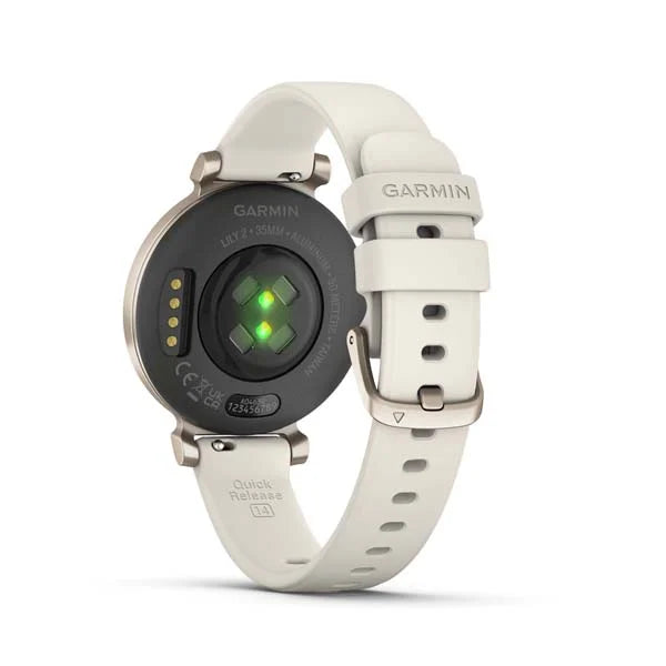Garmin Lily 2 Smartwatch Cream Gold with Coconut Silicone Band 010-02839-00 Women’s Fitness Watch