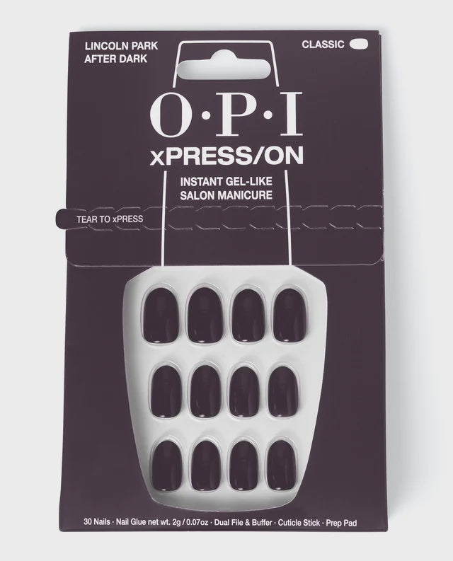 OPI Lincoln Park After Dark PressOn Nails