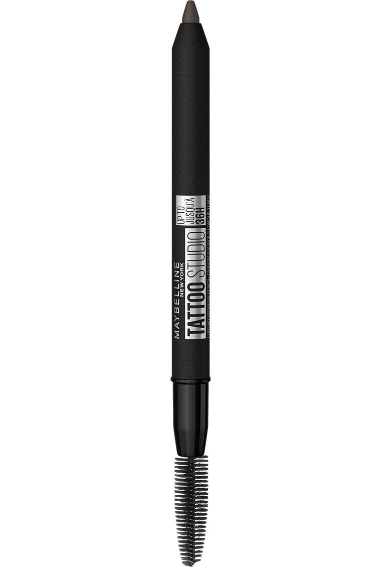 Maybelline Tattoo Studio Black/Brown Waterproof Eyebrow Pencil for Defined Brows