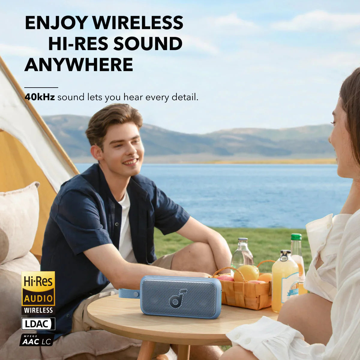 Anker Motion 300 Wireless Blue Speaker (A3135031)