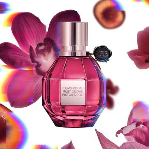Viktor & Rolf Flowerbomb Ruby Orchid EDP 100ml for Women – Sweet Floral Vanilla Perfume