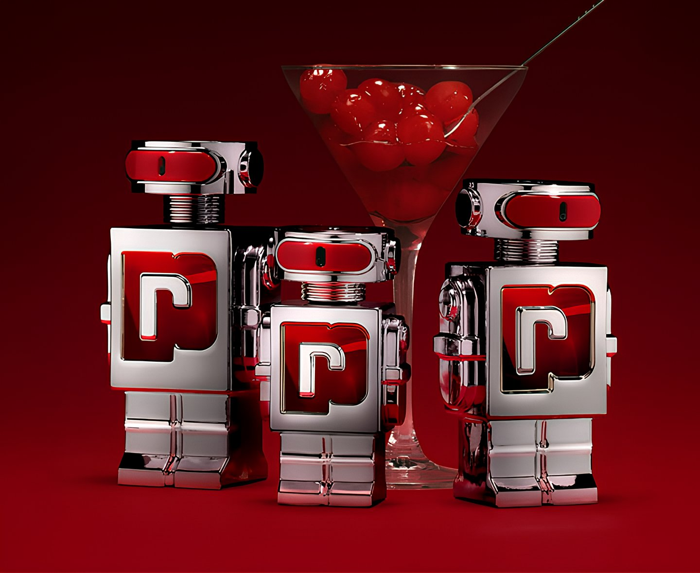 Paco Rabanne Phantom In Red Eau de Parfum 100ml Men’s Amber Woody Aromatic Fragrance