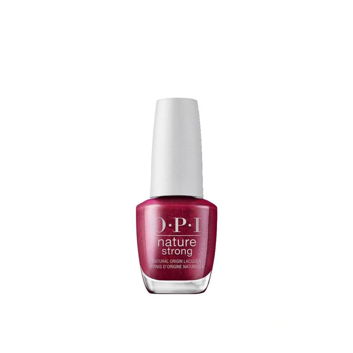 OPI Nature Strong Raisin Your Voice 15ml – Vegan Shimmery Berry Nail Polish with Long-Lasting High-Shine Finish