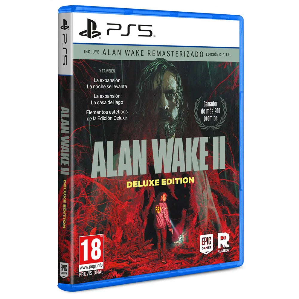 PS5 Alan Wake 2 Deluxe Edition Survival Horror Game with Expansion Pass