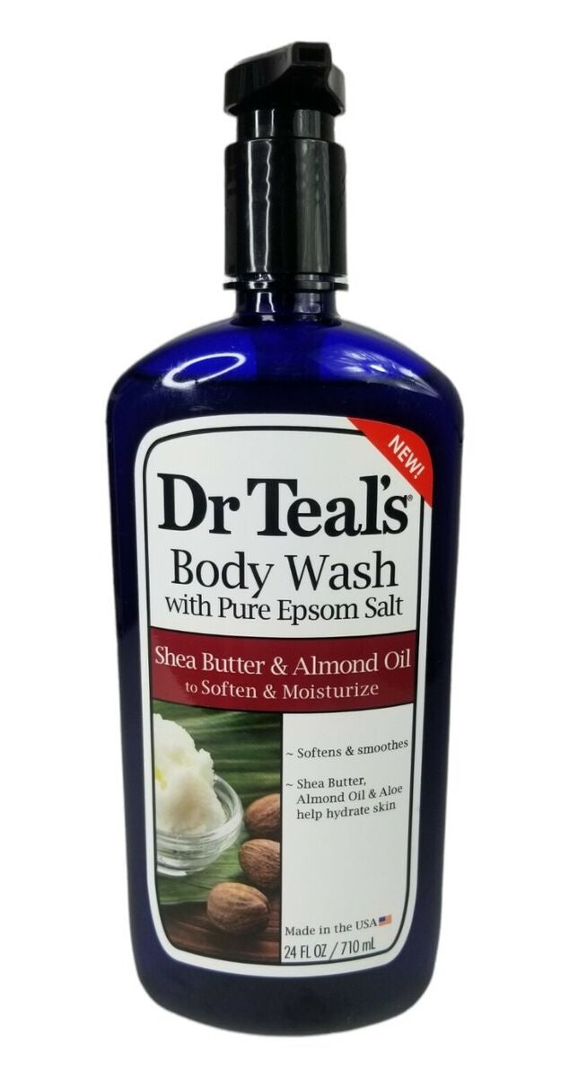 Dr Teals Body Wash Shea Butter & Almond Oil 24oz