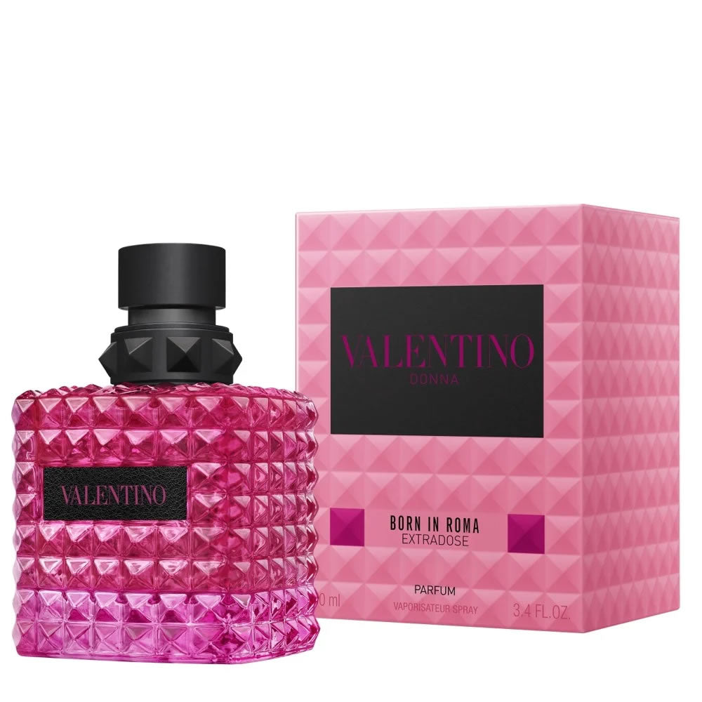 Valentino Born In Roma Extradose Donna Eau de Parfum 100ml for Women – Intense Floral Vanilla Luxury Fragrance