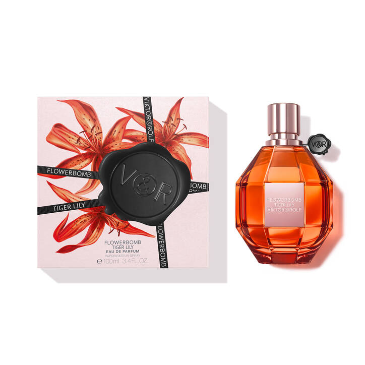 Viktor & Rolf Flowerbomb Tiger Lily Eau de Parfum 100ml for Women – Warm Solar Floral Coconut Fragrance