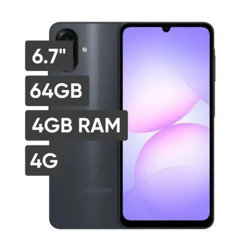 Samsung Galaxy A07 4GB RAM 64GB Black SmartPhone