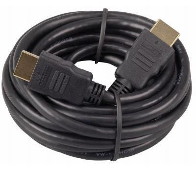 RCA 12ft HDMI To HDMI HD Cable Gold Plate Black