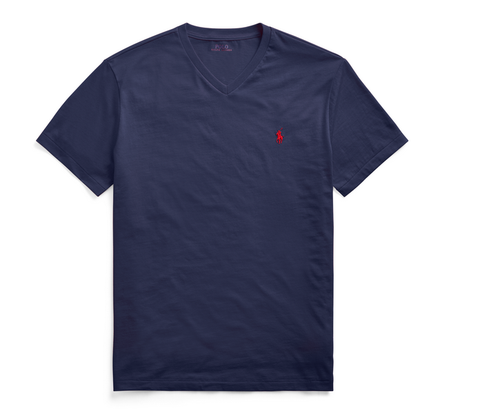 Polo Ralph Lauren Men V-Neck T-Shirt Ink-MT