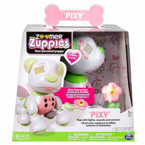 Zoomer Chomplingz Interactive Robots Puppy Zuppy Love PIXY Kids Toy, Age 5+