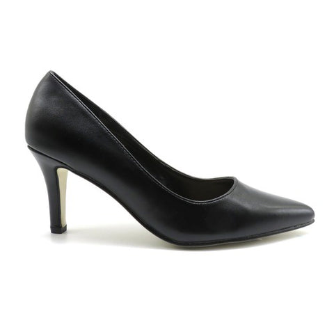 Pierre Dumas Bloom-1 Women Pointy Toe High Heel Shoe Black-SHG