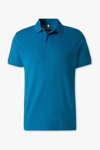 US Polo Assn Custom fit 627 Men Short Sleeve Polo T-Shirt Turquoise-MT