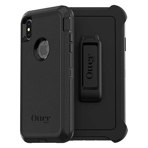 Otter Box Defender Rugged Protection Screenless Case For Iphone XS Max Black