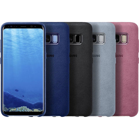 Samsung Galaxy S8 Plus Alcantara Cover Premium Look Case