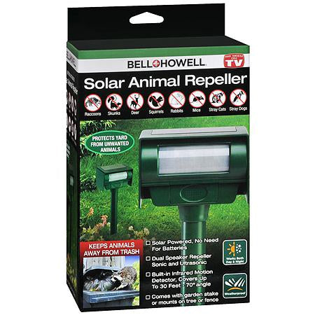 Bell Howell Solar Animal Repeller  Comes With Garden Stake