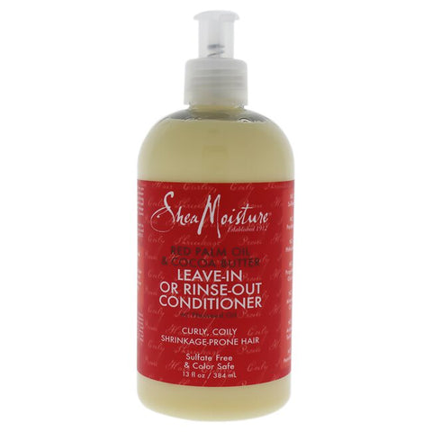 Shea Moisture Red Palm Oil & Cocoa Butter Leave-In Or Rinse-Out Conditioner 13 oz