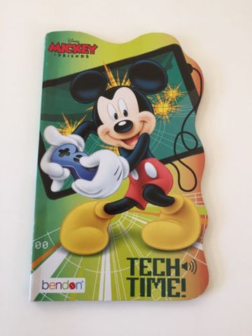 Mickey Mouse Tech Time Hard Cover Childrens Book