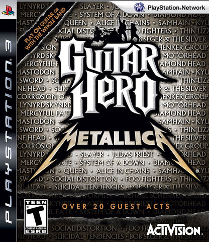PS3 Guitar Hero Metallica Game