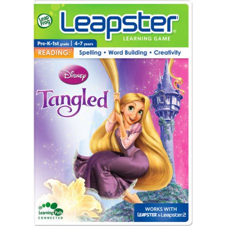 Leap Frog Leapster2 Learning Gamer Disney Tangled 4-7 yrs