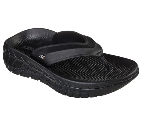 Skechers Men's On the Go Recover Sandal-Black  229018  BBK