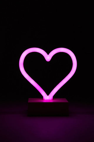 Heart LED Light With Neon Effect BB