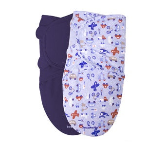 Garanimals SwaddleMe Adjustable Infant Wrap 2-Pack, 0-6m