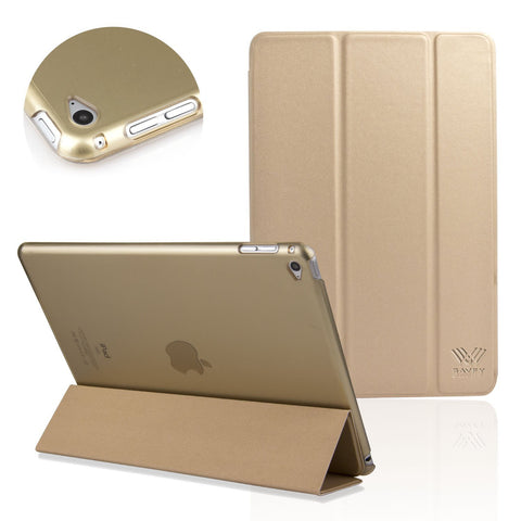 iPad Air 2 Case Ultra Slim Lightweight Smart Shell Stand Cover Case Champagne Gold
