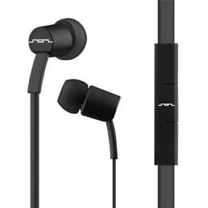 Sol Republic JAX In-Ear Headphones - Black - with in-line mic & controls