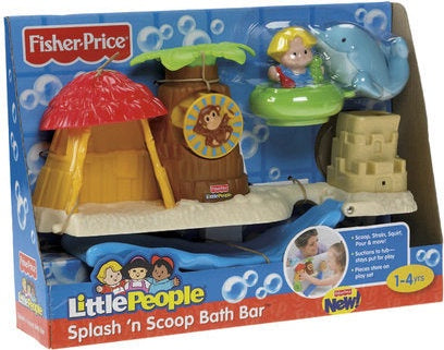 Fisher-Price Little People Splash 'N Scoop Bath Bar, Age 1-4 Years