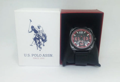 U.S Polo ASSN Men Watch Black 45-0027-003-GL