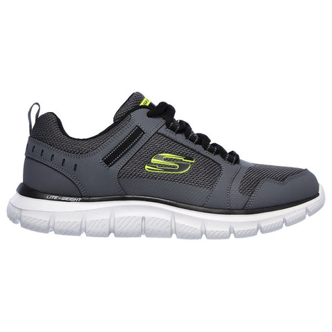 Skechers Trainer Knockhill Charcoal BBK  NVOR Memory Foam 232001